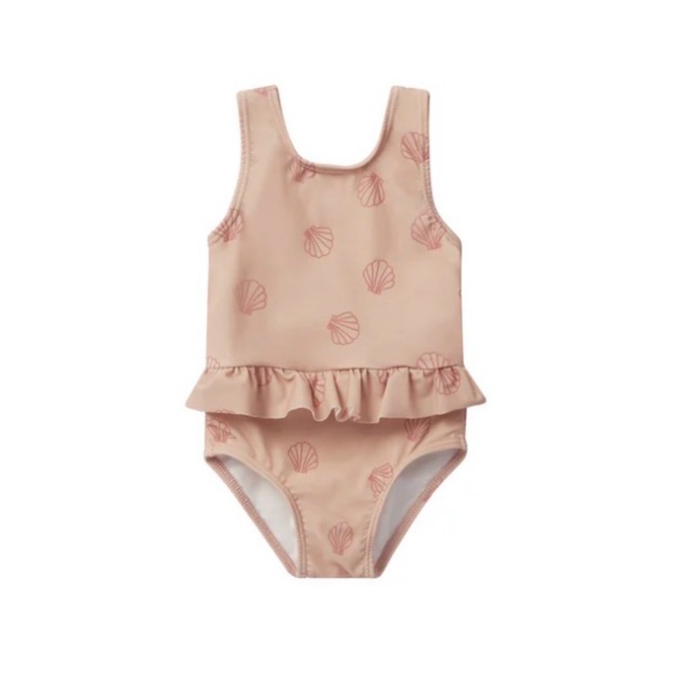 ISO Rylee + Cru Seashell Skirted Swimsuit Size 2-3